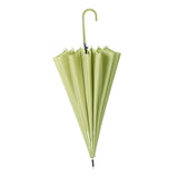 Maxbell Long Handle Umbrella Rain Umbrellas Travel Umbrella Lightweight for Climbing Green