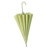Maxbell Long Handle Umbrella Rain Umbrellas Travel Umbrella Lightweight for Climbing Green