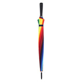 Maxbell Long Handle Umbrella Rain Umbrellas Travel Umbrella Lightweight for Climbing Colorful