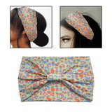 Maxbell Women Leopard Headbands Girls Sweat Bands Hairband for Sleeping Yoga Makeup green