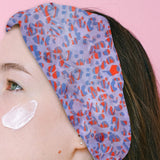 Maxbell Women Leopard Headbands Girls Sweat Bands Hairband for Sleeping Yoga Makeup violet
