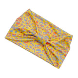 Maxbell Women Leopard Headbands Girls Sweat Bands Hairband for Sleeping Yoga Makeup yellow