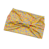 Maxbell Women Leopard Headbands Girls Sweat Bands Hairband for Sleeping Yoga Makeup yellow
