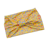 Maxbell Women Leopard Headbands Girls Sweat Bands Hairband for Sleeping Yoga Makeup yellow