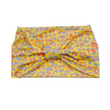 Maxbell Women Leopard Headbands Girls Sweat Bands Hairband for Sleeping Yoga Makeup yellow