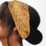 Maxbell Women Leopard Headbands Girls Sweat Bands Hairband for Sleeping Yoga Makeup yellow
