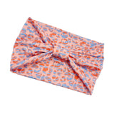 Maxbell Women Leopard Headbands Girls Sweat Bands Hairband for Sleeping Yoga Makeup pink