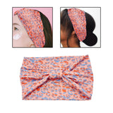 Maxbell Women Leopard Headbands Girls Sweat Bands Hairband for Sleeping Yoga Makeup pink