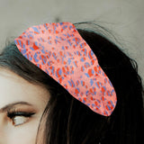 Maxbell Women Leopard Headbands Girls Sweat Bands Hairband for Sleeping Yoga Makeup pink