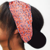 Maxbell Women Leopard Headbands Girls Sweat Bands Hairband for Sleeping Yoga Makeup pink