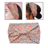 Maxbell Women Leopard Headbands Girls Sweat Bands Hairband for Sleeping Yoga Makeup champagne