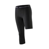 Maxbell Mens Athletic Pants Workout Leggings for Basketball Training Fitness S Black Left Short