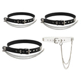 Maxbell Punk Studded Belt Rivet Belt Adjustable Eyelet Grommet Belt Fashion Design Black Size S