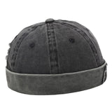 Maxbell Beanie Hats Rolled Skull Caps Stylish Retro Style Crimping for Worker Docker B