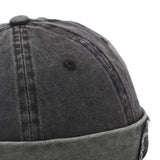 Maxbell Beanie Hats Rolled Skull Caps Stylish Retro Style Crimping for Worker Docker B