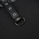 Maxbell Women Leg Sleeve Streetwear Punk Gothic Leg Warmer for Stages Show Party S Black