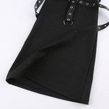 Maxbell Women Leg Sleeve Streetwear Punk Gothic Leg Warmer for Stages Show Party M Black
