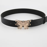 Maxbell 41inch Length Women PU Leather Waist Belt Pin Buckle Waist Band for Dating Aureate