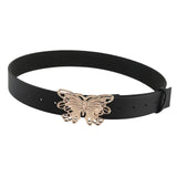 Maxbell 41inch Length Women PU Leather Waist Belt Pin Buckle Waist Band for Dating Aureate