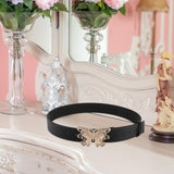 Maxbell 41inch Length Women PU Leather Waist Belt Pin Buckle Waist Band for Dating Aureate
