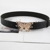 Maxbell 41inch Length Women PU Leather Waist Belt Pin Buckle Waist Band for Dating Aureate