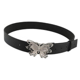 Maxbell 41inch Length Women PU Leather Waist Belt Pin Buckle Waist Band for Dating Argent