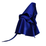Maxbell Halloween Cloak Cowl Cosplay Witch Cape Medieval for Unisex Adults Women Men Dark Blue