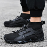 Maxbell Water Shoes Sneakers Lightweight Hiking Shoes for Outdoor Trekking Casual 39Yard Black
