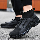 Maxbell Water Shoes Sneakers Lightweight Hiking Shoes for Outdoor Trekking Casual 39Yard Black