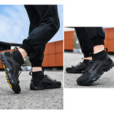 Maxbell Water Shoes Sneakers Lightweight Hiking Shoes for Outdoor Trekking Casual 46Yard Black