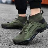Maxbell Water Shoes Sneakers Lightweight Hiking Shoes for Outdoor Trekking Casual 45yards Green