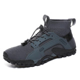 Maxbell Water Shoes Sneakers Lightweight Hiking Shoes for Outdoor Trekking Casual 42Yard Grey