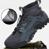 Maxbell Water Shoes Sneakers Lightweight Hiking Shoes for Outdoor Trekking Casual 42Yard Grey