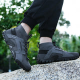 Maxbell Water Shoes Sneakers Lightweight Hiking Shoes for Outdoor Trekking Casual 44Yard Grey