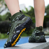 Maxbell Water Shoes Sneakers Lightweight Hiking Shoes for Outdoor Trekking Casual 41Yard White Green