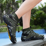 Maxbell Water Shoes Sneakers Lightweight Hiking Shoes for Outdoor Trekking Casual 41Yard White Green