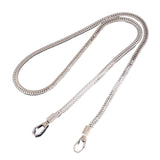 Maxbell Metal Bags Strap Replacement Purse Straps Messenger Shoulder Bag Wallet Argent 1.0 Meter