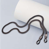 Maxbell Metal Bags Strap Replacement Purse Straps Messenger Shoulder Bag Wallet Black 1.0 Meter