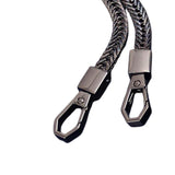 Maxbell Metal Bags Strap Replacement Purse Straps Messenger Shoulder Bag Wallet Black 1.0 Meter
