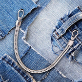 Maxbell Metal Bags Strap Replacement Purse Straps Messenger Shoulder Bag Wallet Argent 0.32 Meter