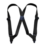 Maxbell Suspenders for Men Adjustable Pants Durable Utility for Wedding Black