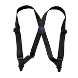 Maxbell Suspenders for Men Adjustable Pants Durable Utility for Wedding Black