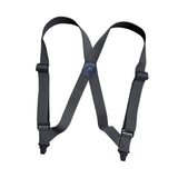Maxbell Suspenders for Men Adjustable Pants Durable Utility for Wedding Dark Gray
