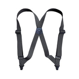 Maxbell Suspenders for Men Adjustable Pants Durable Utility for Wedding Dark Gray