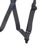 Maxbell Suspenders for Men Adjustable Pants Durable Utility for Wedding Dark Gray
