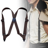 Maxbell Suspenders for Men Adjustable Pants Durable Utility for Wedding Coffee