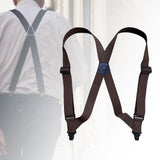 Maxbell Suspenders for Men Adjustable Pants Durable Utility for Wedding Coffee