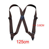 Maxbell Suspenders for Men Adjustable Pants Durable Utility for Wedding Coffee