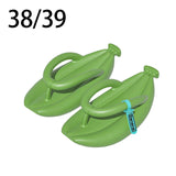 Maxbell Thongs Sandals Banana Slippers Bathroom House Shower Women's Flip Flops Dark Green 38 39