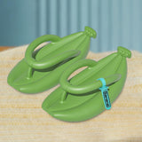 Maxbell Thongs Sandals Banana Slippers Bathroom House Shower Women's Flip Flops Dark Green 38 39